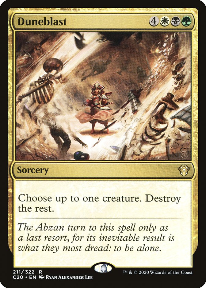 Duneblast [Commander 2020] Magic: The Gathering