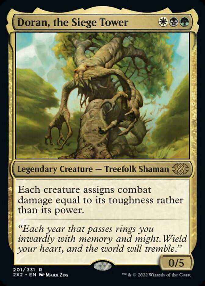 Doran, the Siege Tower [Double Masters 2022] Magic: The Gathering
