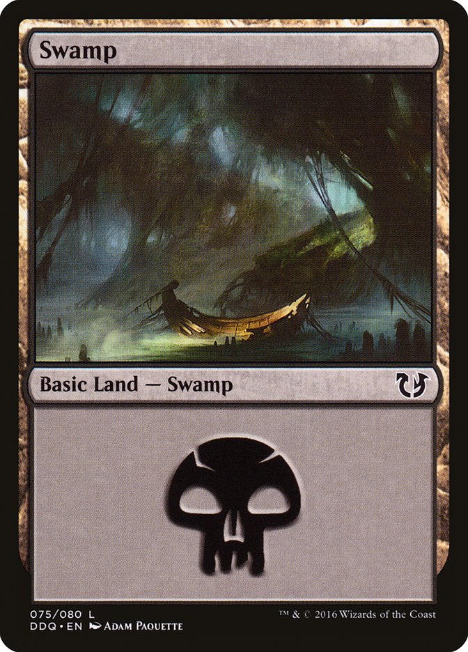 Swamp (75) [Duel Decks: Blessed vs. Cursed] Magic: The Gathering