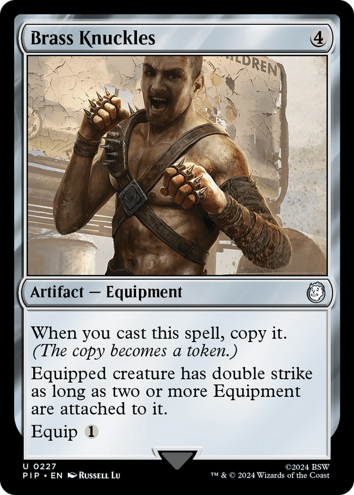 Brass Knuckles [Fallout] Magic: The Gathering