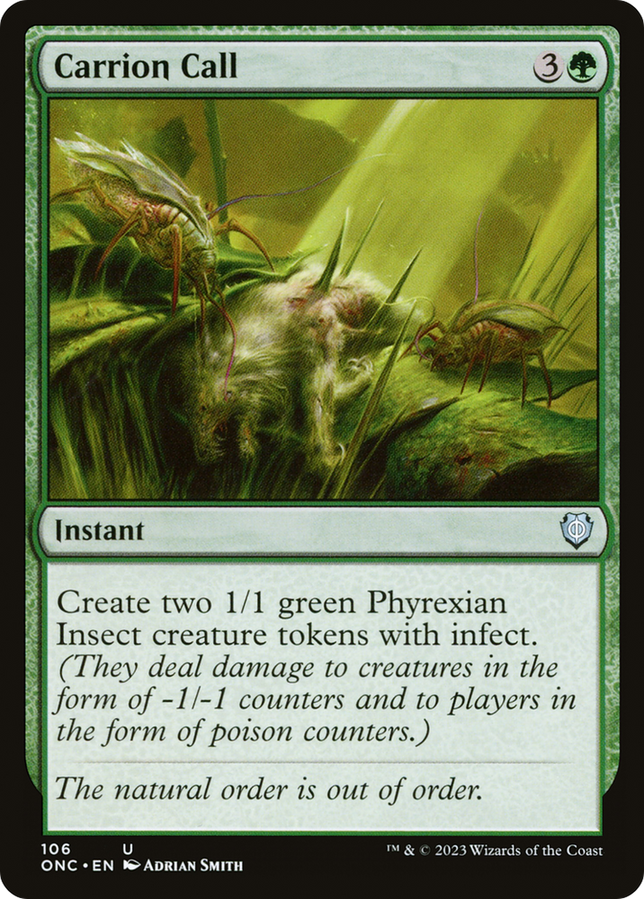 Carrion Call [Phyrexia: All Will Be One Commander] Magic: The Gathering