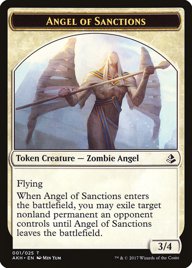 Angel of Sanctions // Drake Double-Sided Token [Amonkhet Tokens] Magic: The Gathering
