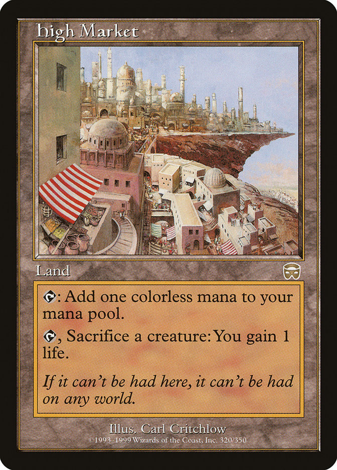High Market [Mercadian Masques] Magic: The Gathering