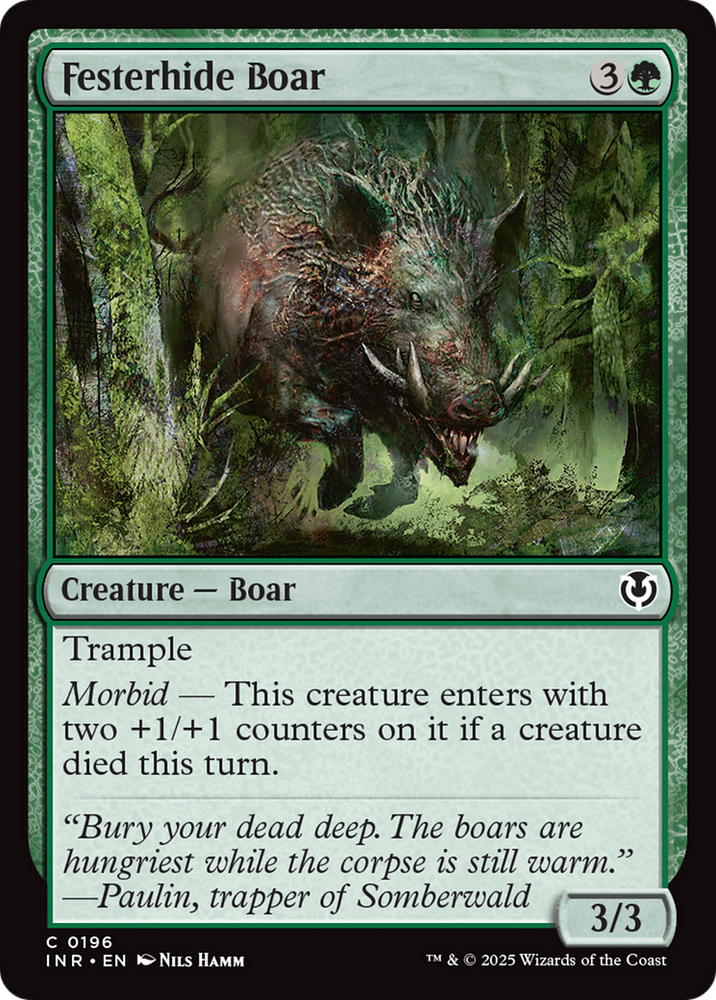 Festerhide Boar [Innistrad Remastered] Magic: The Gathering