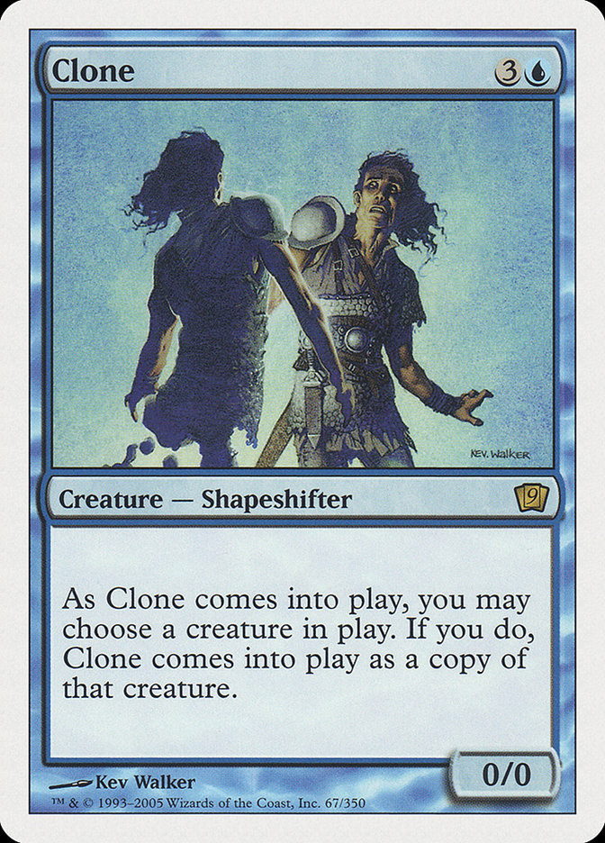 Clone (9th Edition) [Oversize Cards] Magic: The Gathering