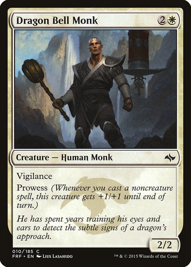Dragon Bell Monk [Fate Reforged] Magic: The Gathering