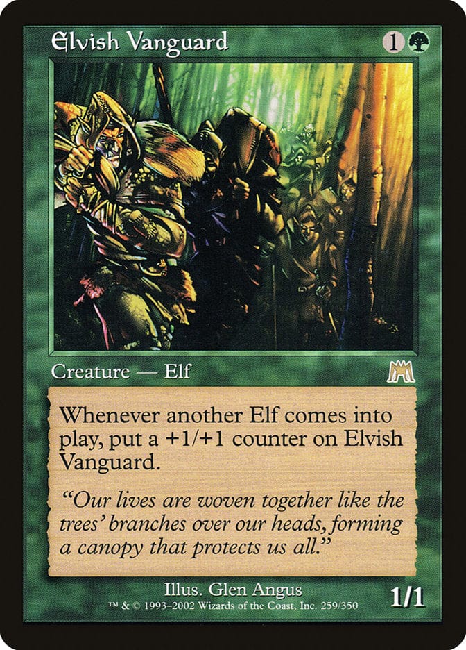 Elvish Vanguard [Onslaught] Magic: The Gathering