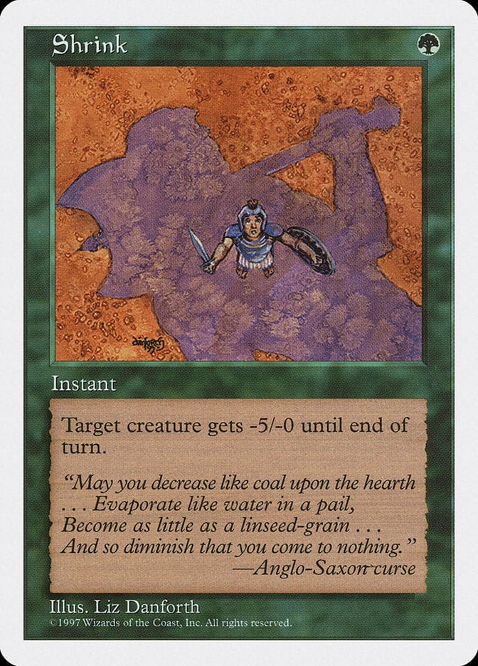 Shrink [Fifth Edition] Magic: The Gathering