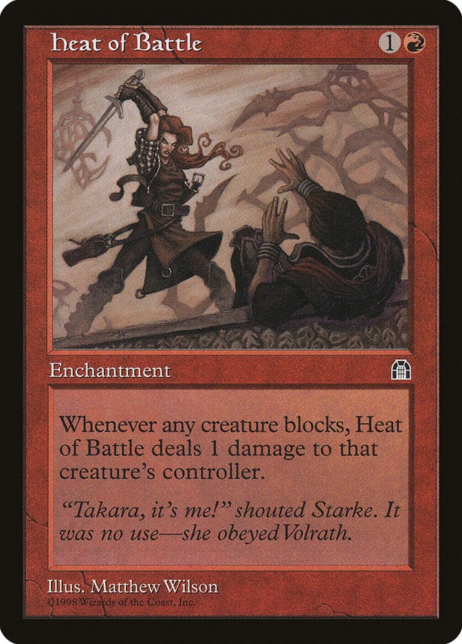 Heat of Battle [Stronghold] Magic: The Gathering