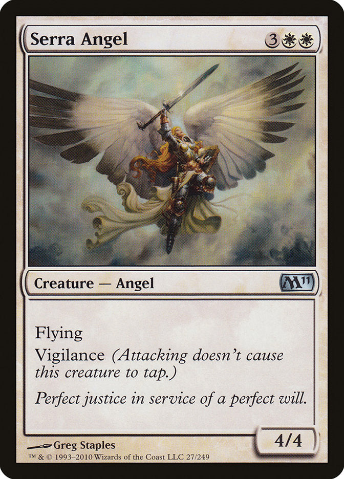 Serra Angel [Magic 2011] Magic: The Gathering