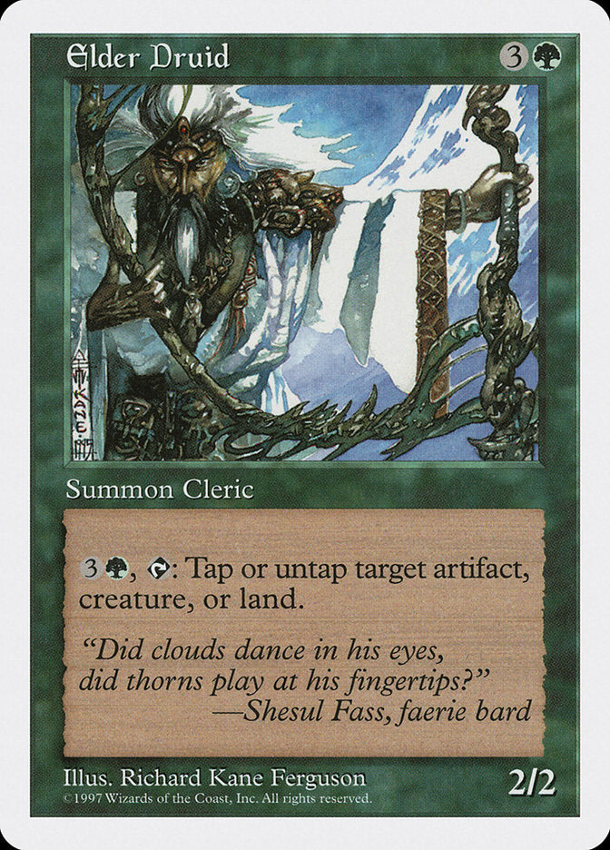 Elder Druid [Fifth Edition] Magic: The Gathering