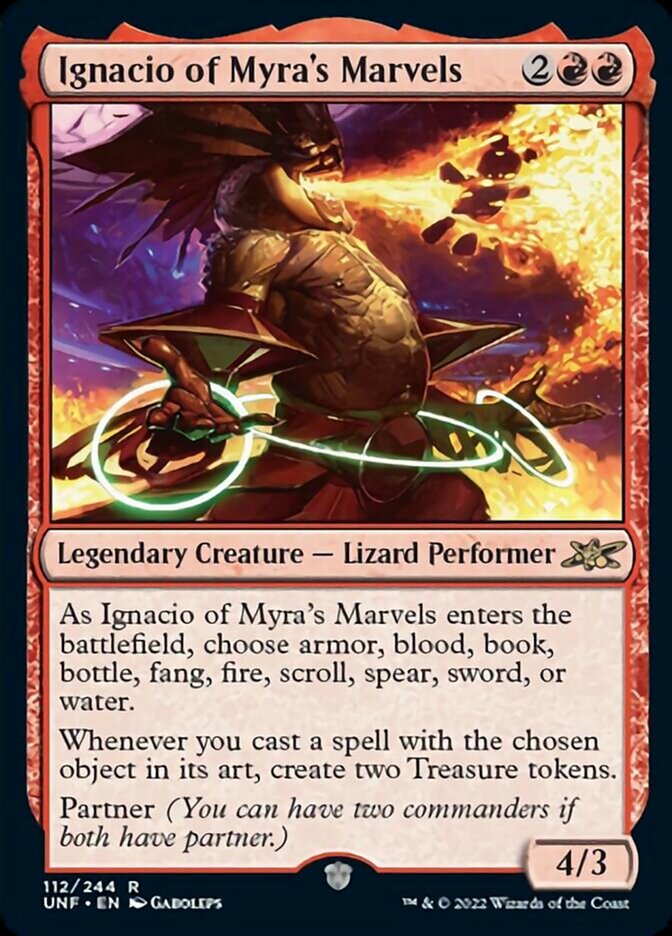 Ignacio of Myra's Marvels [Unfinity] Magic: The Gathering