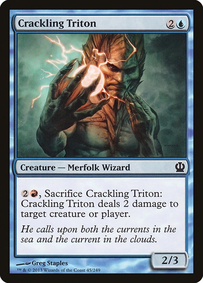 Crackling Triton [Theros] Magic: The Gathering