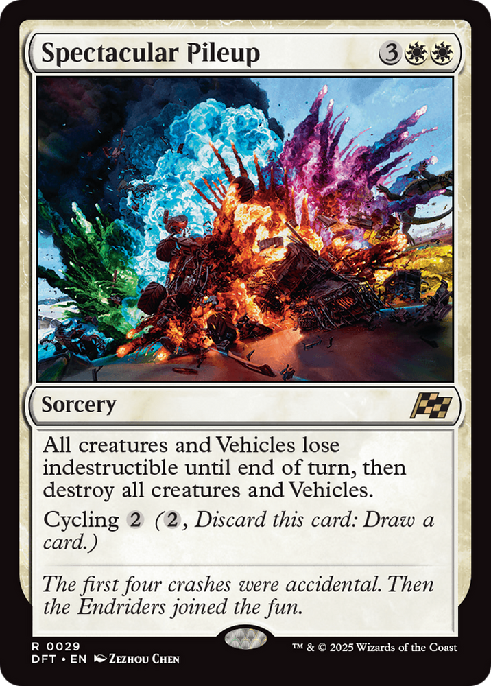 Spectacular Pileup [Aetherdrift] Magic: The Gathering