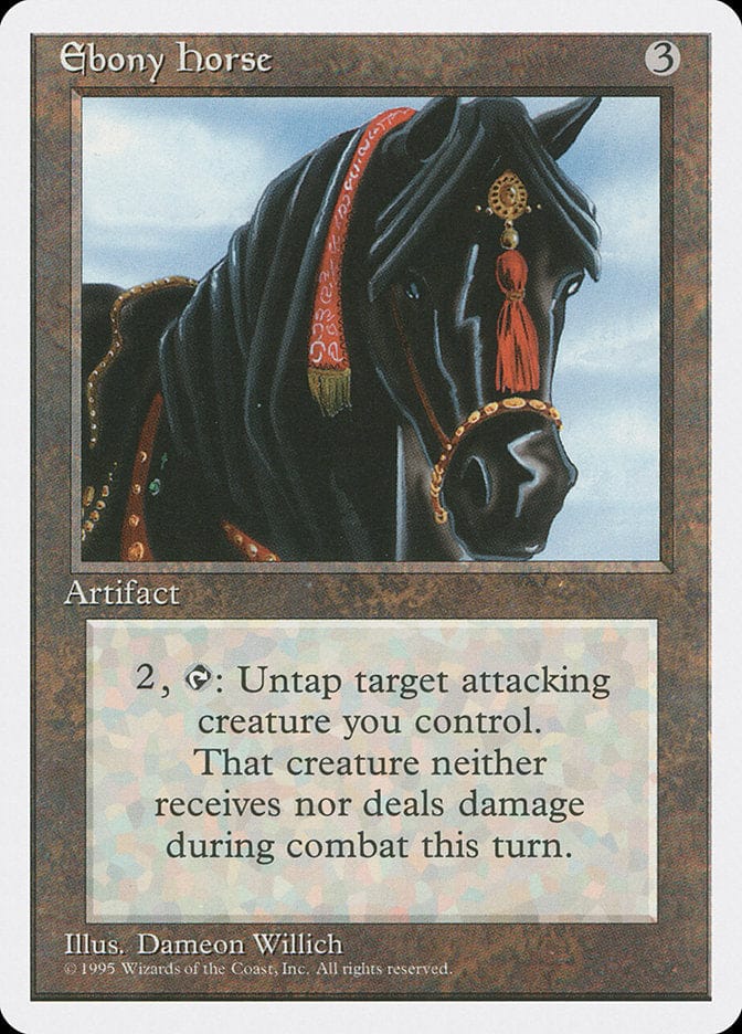 Ebony Horse [Fourth Edition] Magic: The Gathering