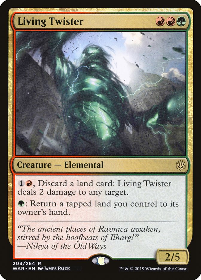 Living Twister [War of the Spark] Magic: The Gathering