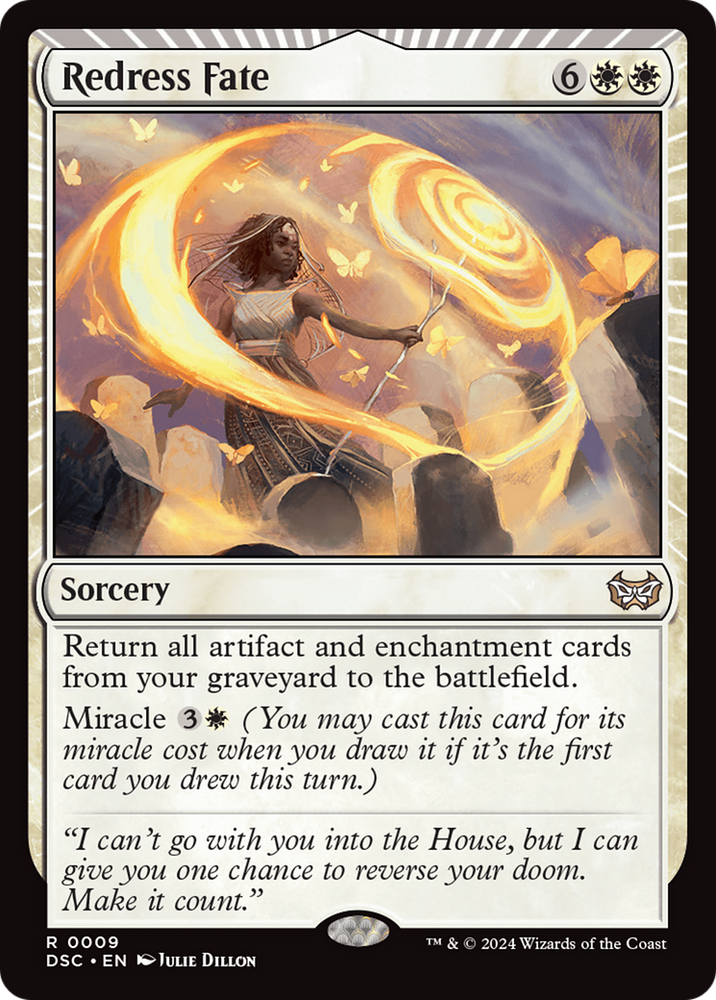 Redress Fate [Duskmourn: House of Horror Commander] Magic: The Gathering