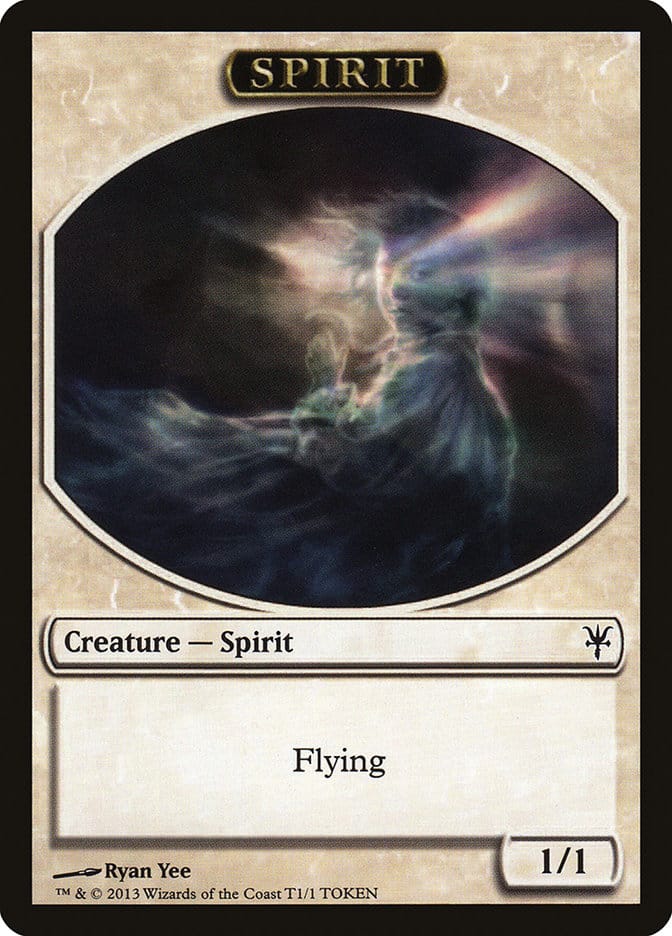 Spirit Token [Duel Decks: Sorin vs. Tibalt Tokens] Magic: The Gathering