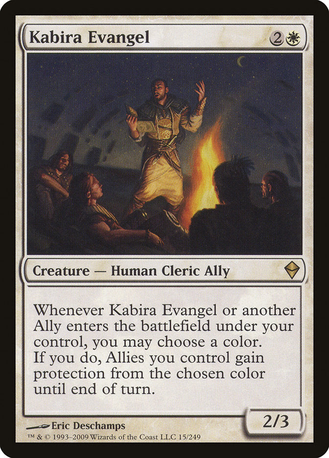 Kabira Evangel [Zendikar] Magic: The Gathering