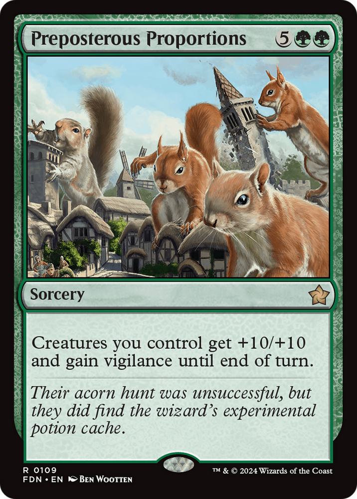 Preposterous Proportions [Foundations] Magic: The Gathering