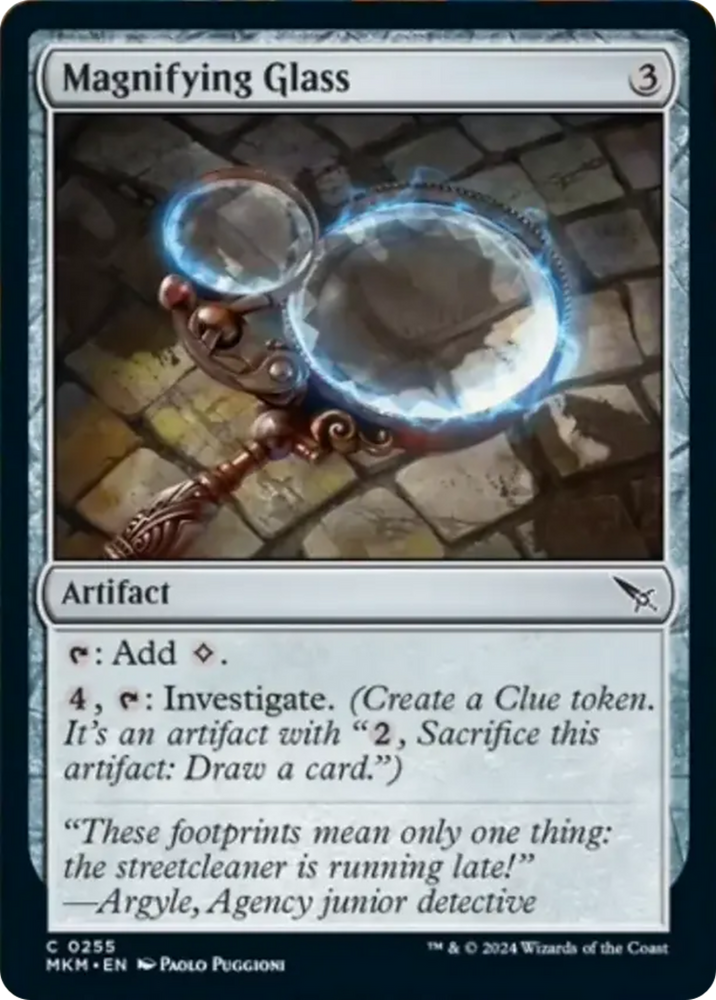 Magnifying Glass [Murders at Karlov Manor] Magic: The Gathering