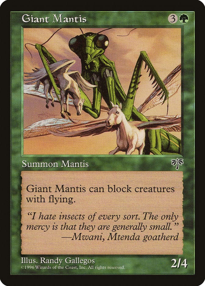 Giant Mantis [Mirage] Magic: The Gathering