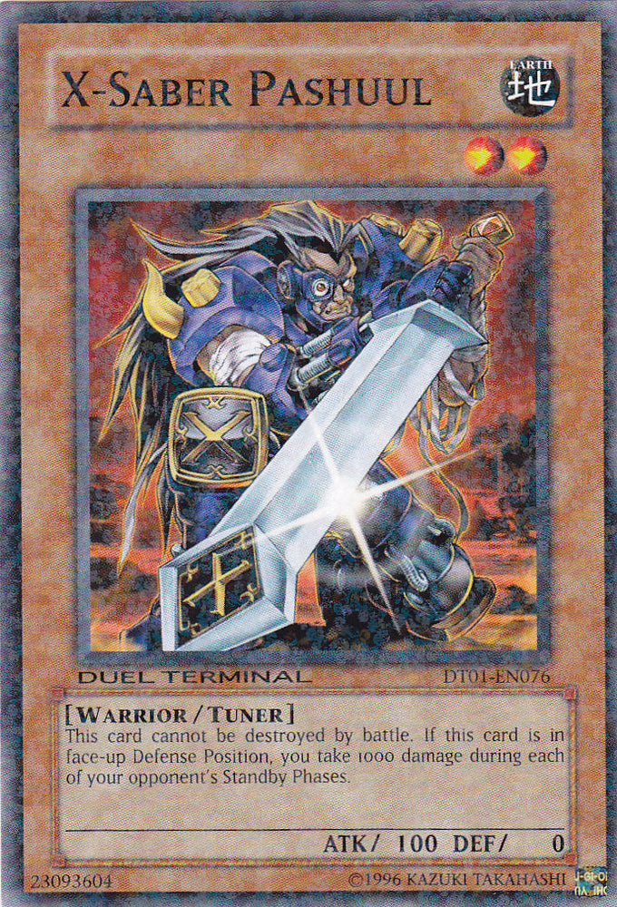 X-Saber Pashuul [DT01-EN076] Common Yu-Gi-Oh!