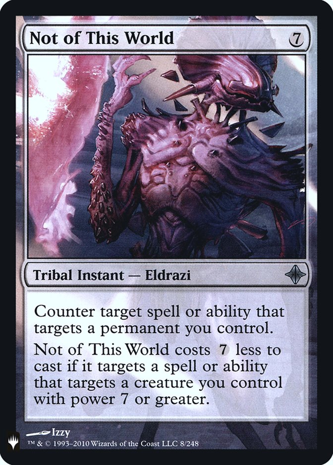 Not of This World [Mystery Booster] Magic: The Gathering