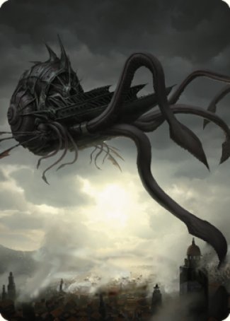 Nautiloid Ship Art Card [Commander Legends: Battle for Baldur's Gate Art Series] Magic: The Gathering