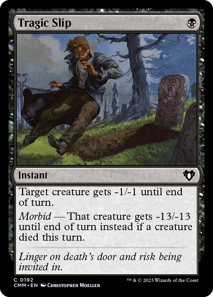 Tragic Slip [Commander Masters] Magic: The Gathering