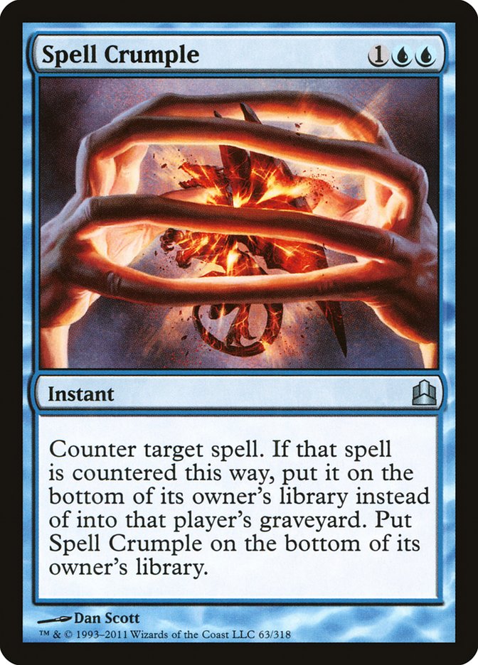 Spell Crumple [Commander 2011] Magic: The Gathering