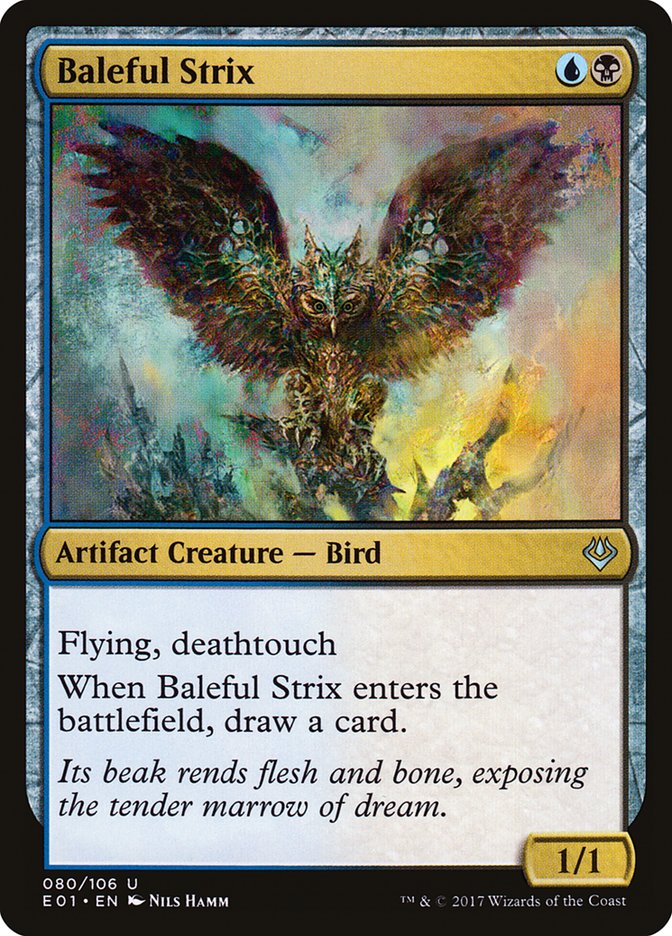 Baleful Strix [Archenemy: Nicol Bolas] Magic: The Gathering