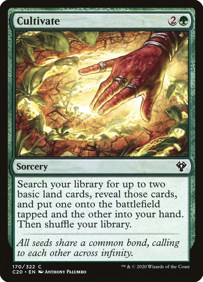 Cultivate [Commander 2020] Magic: The Gathering