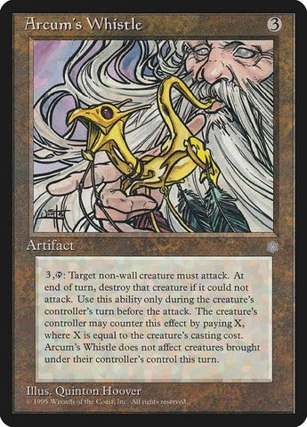 Arcum's Whistle [Ice Age] Magic: The Gathering