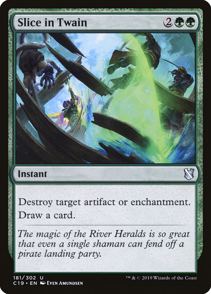 Slice in Twain [Commander 2019] Magic: The Gathering