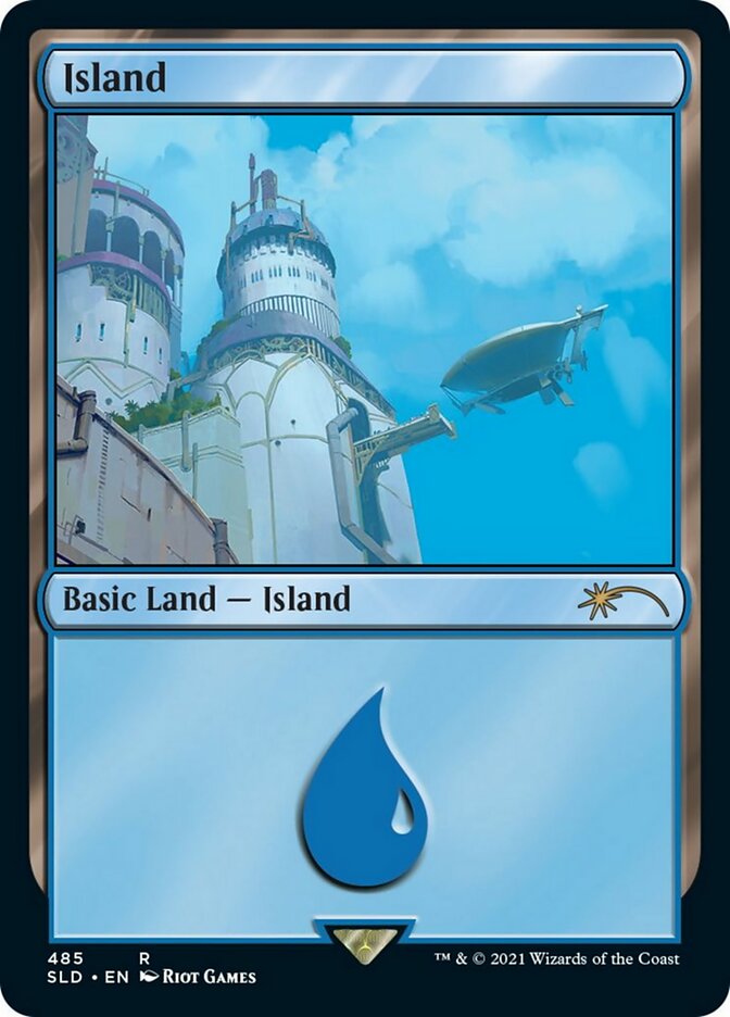 Island (485) [Secret Lair Drop Series] Magic: The Gathering