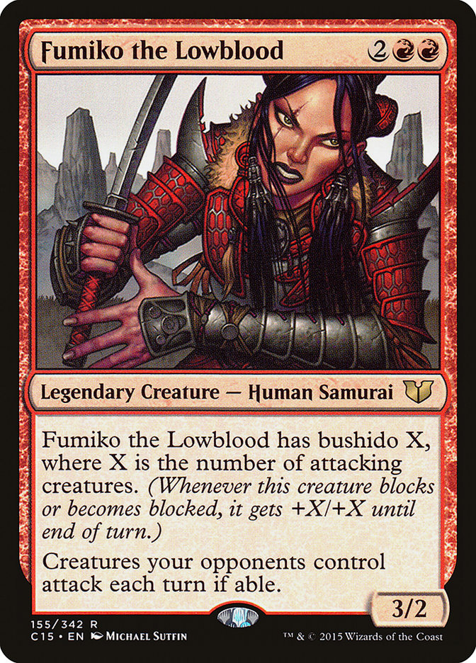 Fumiko the Lowblood [Commander 2015] Magic: The Gathering