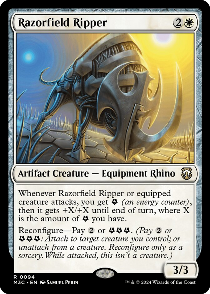 Razorfield Ripper [Modern Horizons 3 Commander] Magic: The Gathering