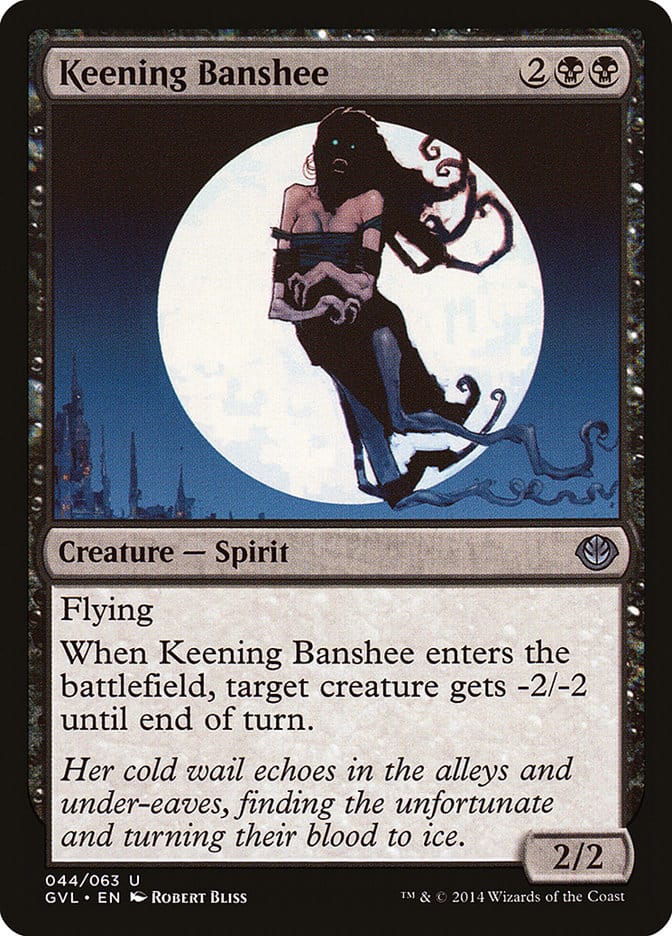 Keening Banshee (Garruk vs. Liliana) [Duel Decks Anthology] Magic: The Gathering