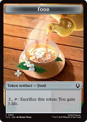 Clue (0018) // Food (0021) Double-Sided Tokens [Avatar: The Last Airbender Tokens] Magic: The Gathering