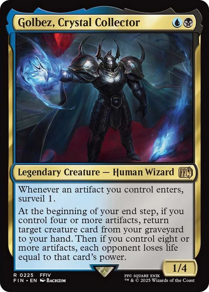 Golbez, Crystal Collector [FINAL FANTASY] Magic: The Gathering