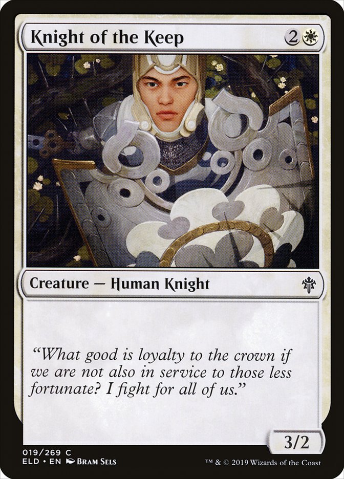 Knight of the Keep [Throne of Eldraine] Magic: The Gathering