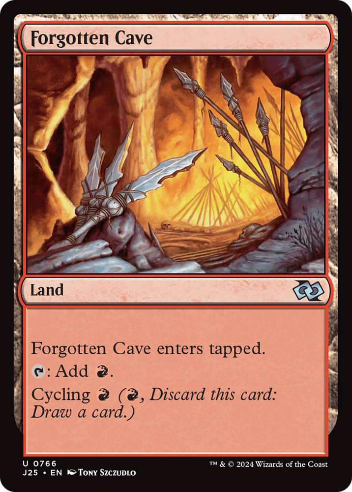 Forgotten Cave [Foundations Jumpstart] Magic: The Gathering