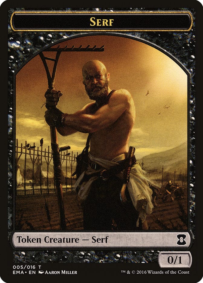 Serf Token [Eternal Masters Tokens] Magic: The Gathering