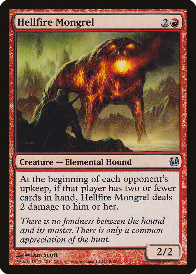 Hellfire Mongrel [Duel Decks: Ajani vs. Nicol Bolas] Magic: The Gathering