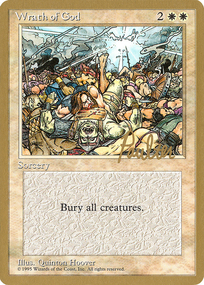 Wrath of God (Preston Poulter) [Pro Tour Collector Set] Magic: The Gathering