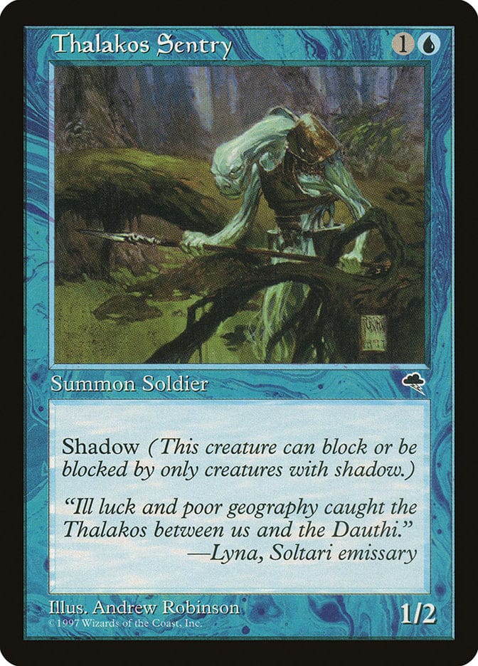 Thalakos Sentry [Tempest] Magic: The Gathering