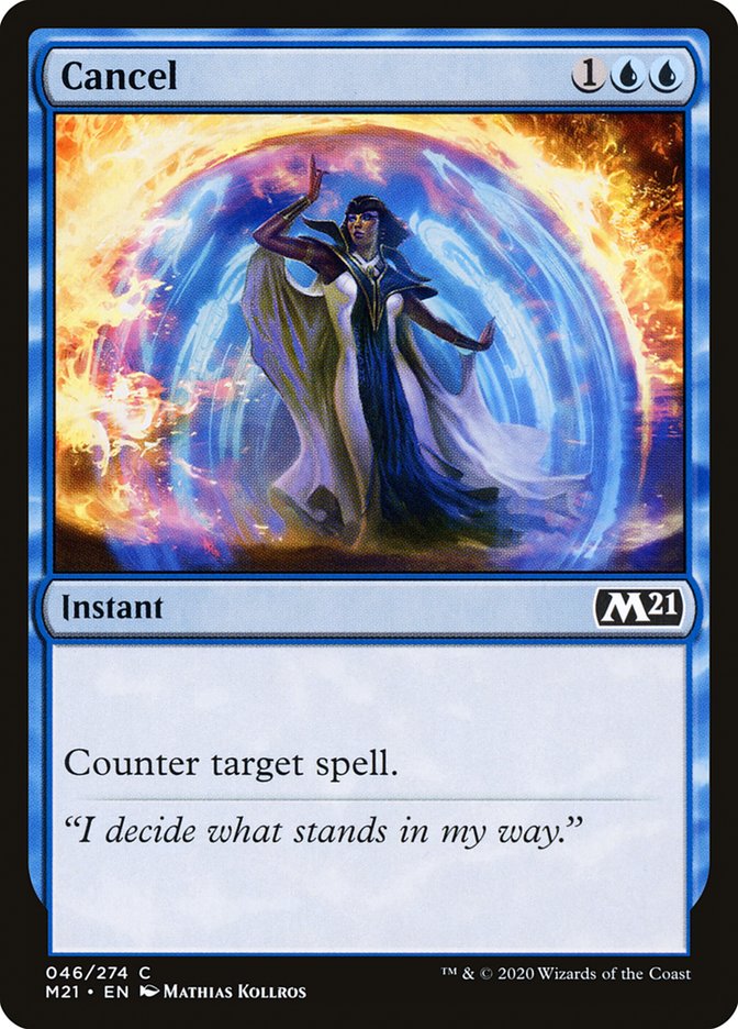 Cancel [Core Set 2021] Magic: The Gathering