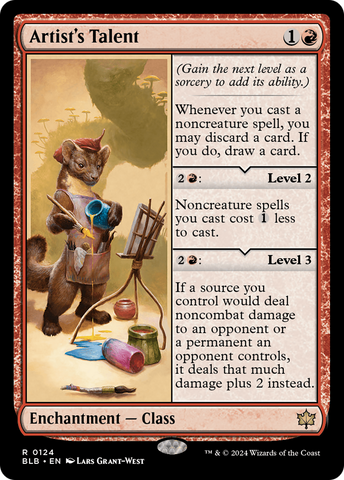 Artist's Talent [Bloomburrow] Magic: The Gathering
