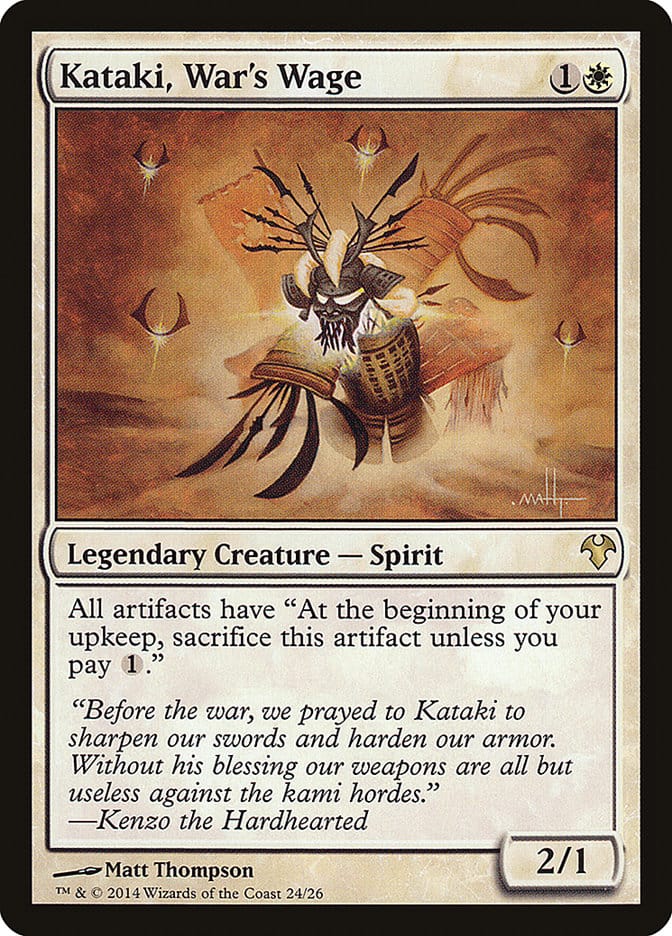 Kataki, War's Wage [Modern Event Deck 2014] Magic: The Gathering